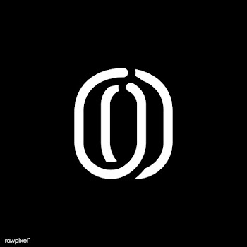 Retro white letter O vector | Free stock vector - 543471