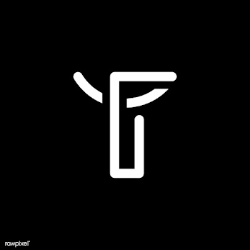 Retro white letter T vector | Free stock vector - 543501
