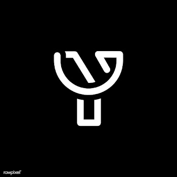 Retro white letter Y vector | Free stock vector - 543533