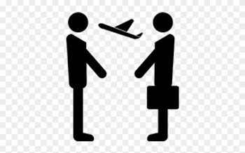 Return Airport Transfer - Medical Representative Icons