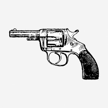 Revolver gun hand drawn illustration. | Free Photo - rawpixel