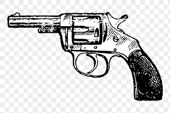 Revolver gun png sticker, weapon | Free PNG - rawpixel