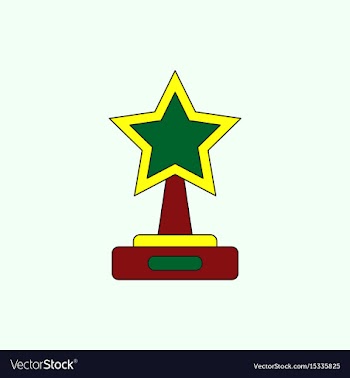 Reward in flat style cinema vector image