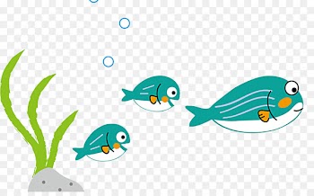 RGB color model Gratis Clip art - Fish swimming in water 