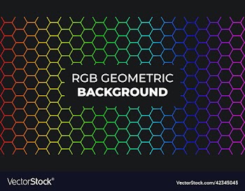 rgb hexagon background free
