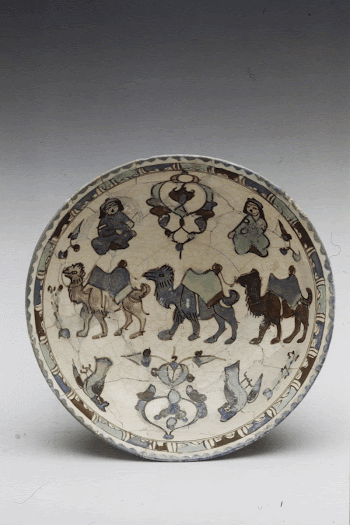 Rhages bowl; with row of camels | Free Photo - rawpixel
