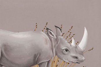 Rhino background, brown design, animal | Free Photo Illustration - rawpixel