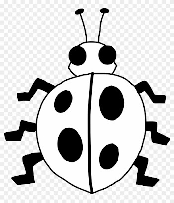 Rhino - Clipart - Black - And - White - Ladybug Black And White Clipart