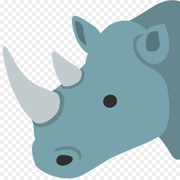 Rhinoceros Emojipedia Android Nougat Art Emoji - Emoji 