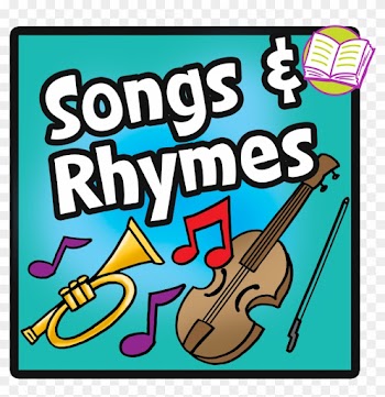 Rhythm Word Cliparts - Songs And Rhymes Clipart