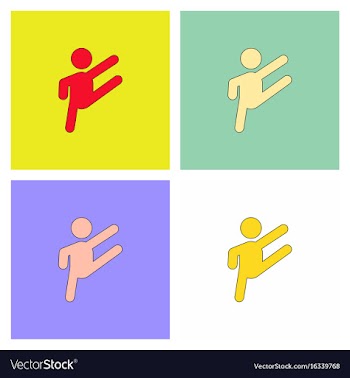 Rhythmic gymnastics design collection vector image