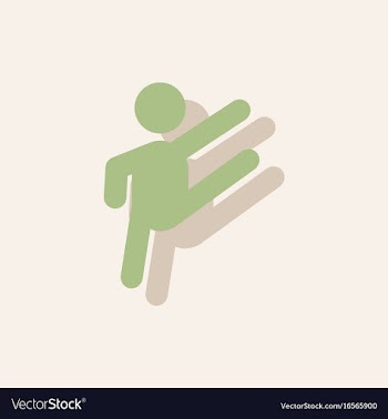 Rhythmic gymnastics design in sticker style vector image