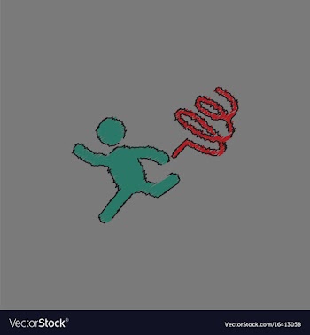 Rhythmic gymnastics with ribbon design in vector image