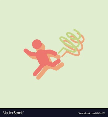 Rhythmic gymnastics with ribbon design in vector image