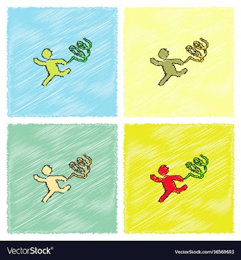 Rhythmic gymnastics with ribbon design in vector image