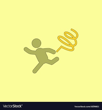 Rhythmic gymnastics with ribbon design vector image