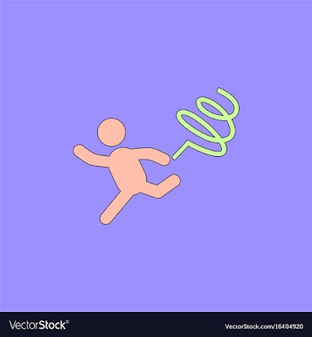 Rhythmic gymnastics with ribbon design vector image