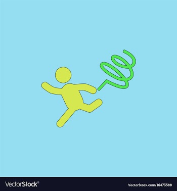Rhythmic gymnastics with ribbon design vector image