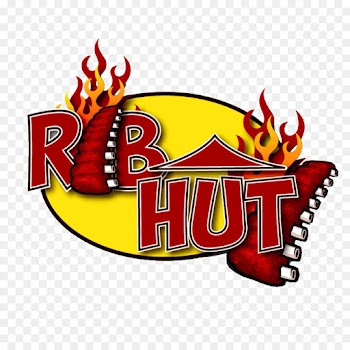 Rib Hut, Logo, Barbecue, Sticker PNG