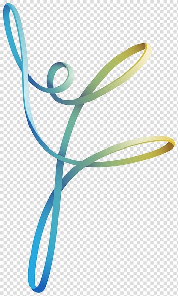 Ribbon Abstract art Euclidean , Blue Gradient Ribbon transparent background PNG clipart