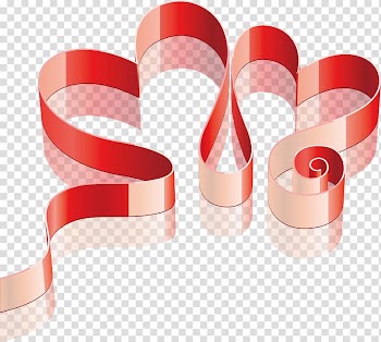 Ribbon Adobe Illustrator , Creative Valentines Day transparent background PNG clipart