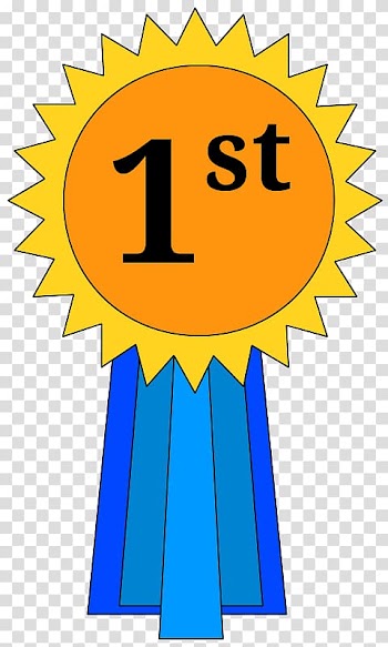 Ribbon Award Free content , 1st transparent background PNG clipart