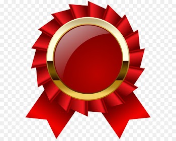 Ribbon Award Medal Clip art - Award Rosette Ribbon PNG Clipar Image 
