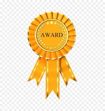 Ribbon Award Trophy Clip art - ribbon gold 