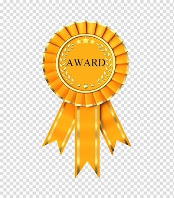Ribbon Award Trophy , ribbon gold transparent background PNG clipart