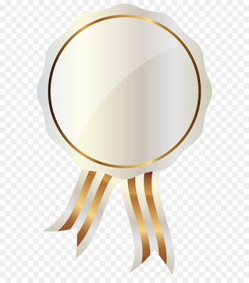 Ribbon Badge Name tag - White Seal with Ribbon PNG Clipart Image 