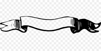 Ribbon Banner Black and white Clip art - ribbon 