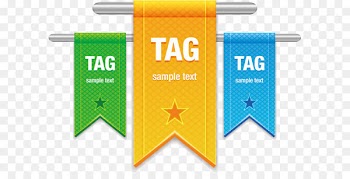 Ribbon Banner Euclidean vector Textile - Vector Hand-painted hanging flags Tags 