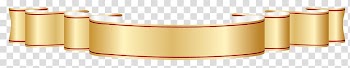 Ribbon Banner Gold , Gold and Red Banner , gold and red scroll transparent background PNG clipart