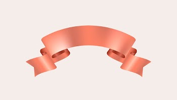 Ribbon banner psd art, rose gold realistic… | Free stock illustration | High Resolution graphic
