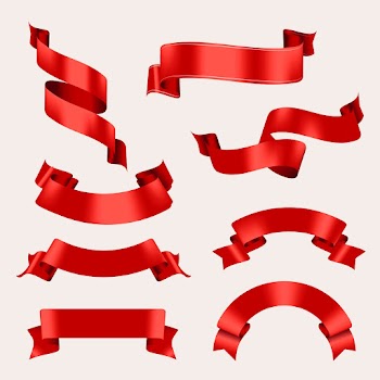 Ribbon banner psd image, red label graphic… | Free stock illustration | High Resolution graphic