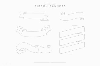 Ribbon banner set | Free stock vector - 842830
