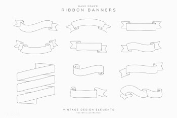 Ribbon banner set | Free stock vector - 842834