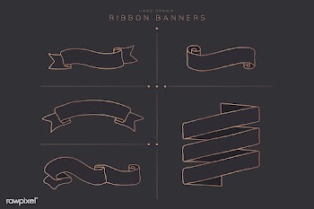Ribbon banner set | Free stock vector - 842841