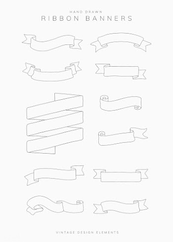 Ribbon banner set | Free stock vector - 842859