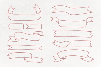 Ribbon banner set | Free stock vector - 893522