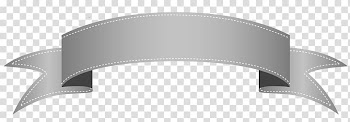 Ribbon Banner , Silver Banner , gray ribbon transparent background PNG clipart