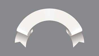 Ribbon banner vector art, white realistic… | Free stock illustration | High Resolution graphic