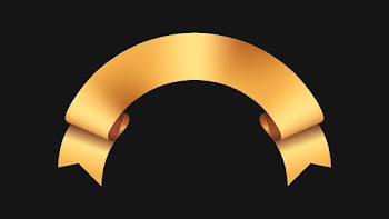 Ribbon banner vector image, gold label… | Free stock illustration | High Resolution graphic