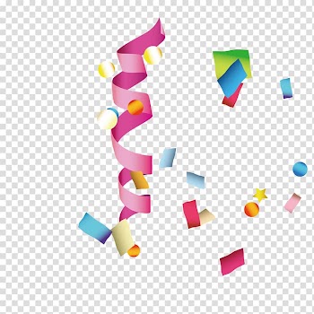 Ribbon Birthday Party, Birthday Ribbon transparent background PNG clipart