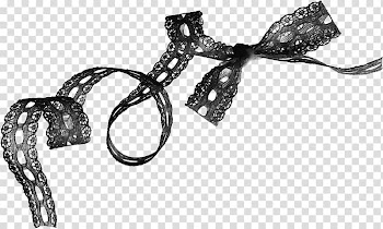 Ribbon Black and white , ribbon transparent background PNG clipart