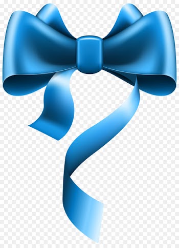 Ribbon Blue Bow tie Clip art - blue ribbon 