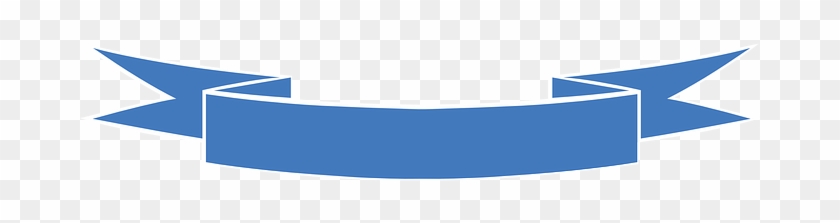 Ribbon Blue Celebration Decoration Banner - Ribbon Vector Png Blue
