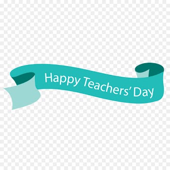 Ribbon Blue Festival - Green celebration teacher section ribbon 