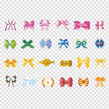 Ribbon Bow and arrow , Beautiful bow material transparent background PNG clipart