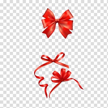 Ribbon , Bow decoration transparent background PNG clipart